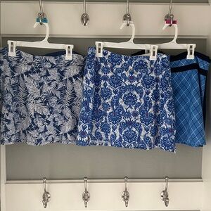 3 Skort Bundle, Tranquility by Colorado Clothing Champion Blue and White SKORTS